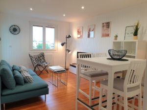 Transformation d'un appartement en colocation à Toulouse - Salon après